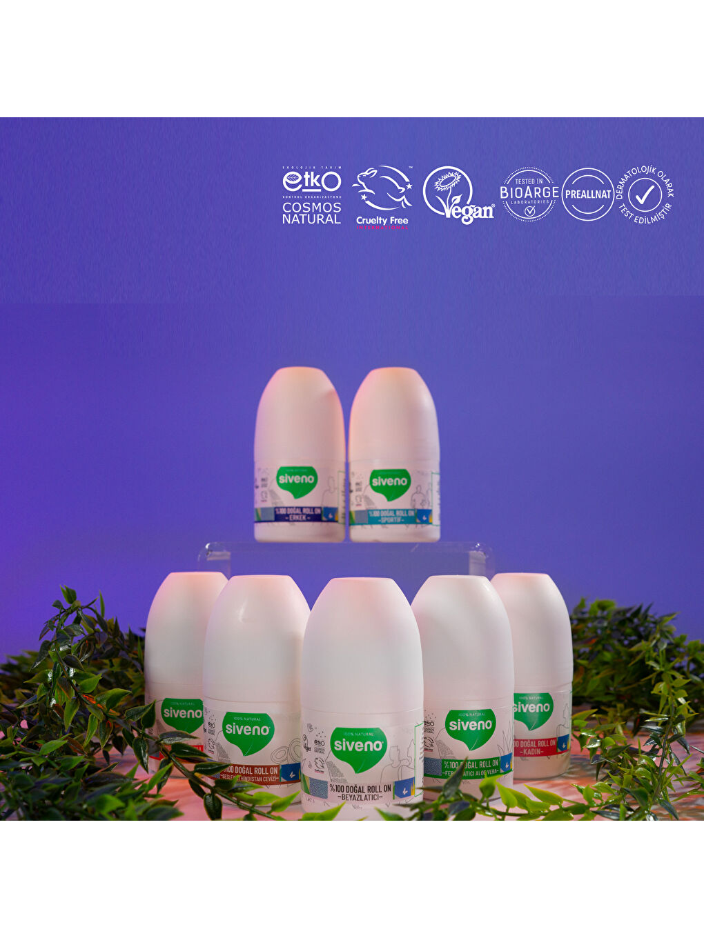 %100 Doğal Roll On Erkek Deodorant Ter Kokusu Önleyici Bitkisel Leke Bırakmayan Vegan 50 ml-4