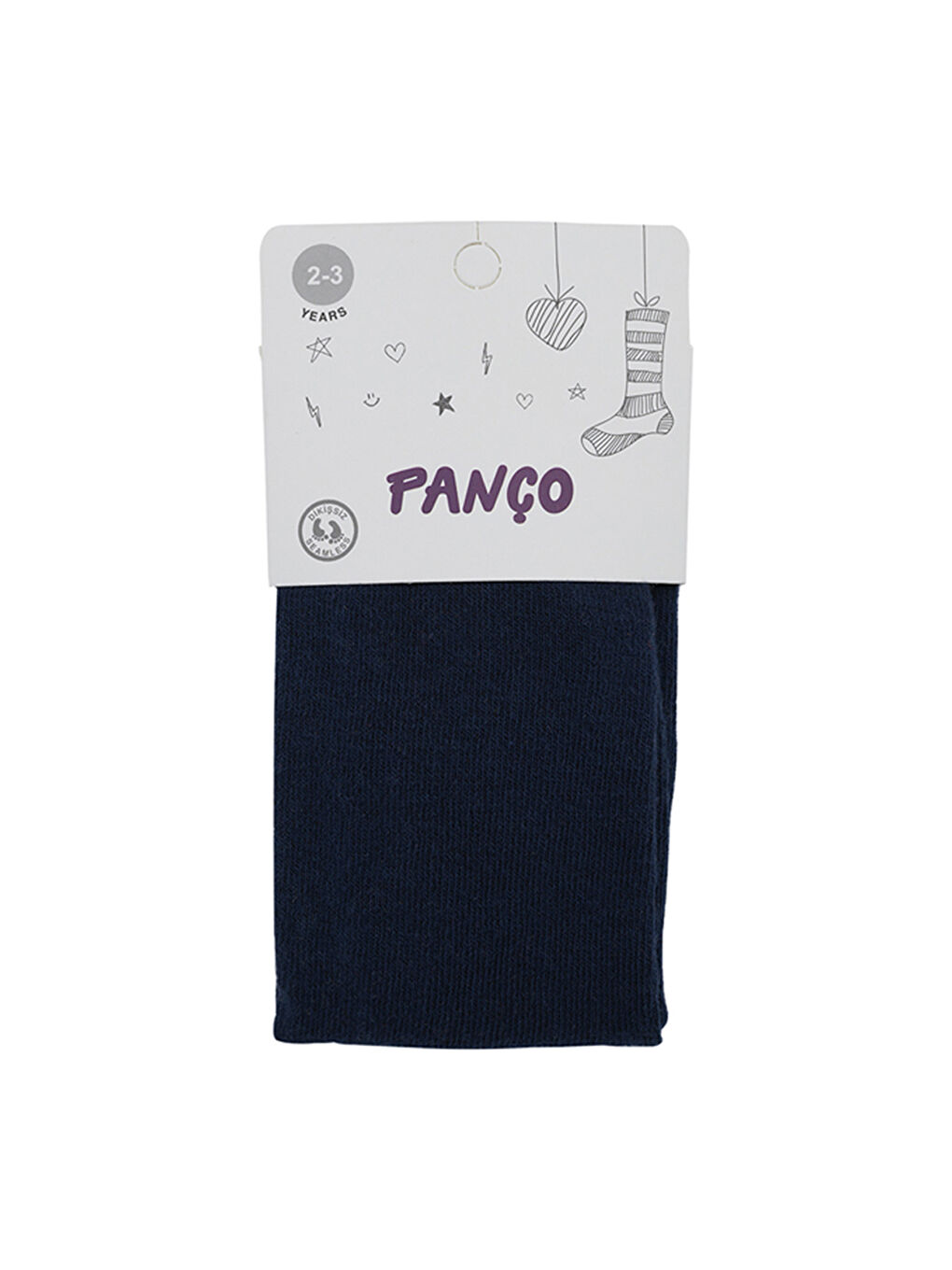 Kız Bebek Pamuklu Lacivert Külotlu Çorap