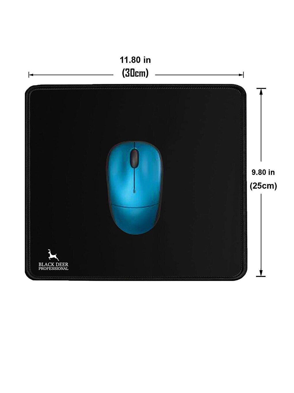 Black Deer Professional Kaydırmaz Mouse Pad 30*25cm Dikişli - 2