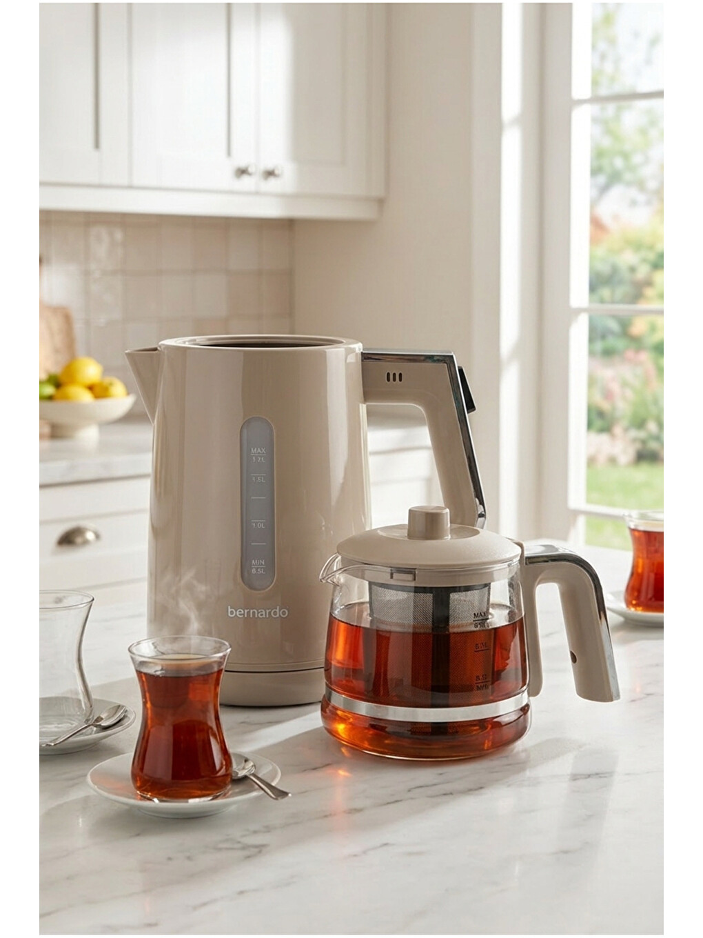 Nova Dijital Çelik Çay Makinesi Inox-3