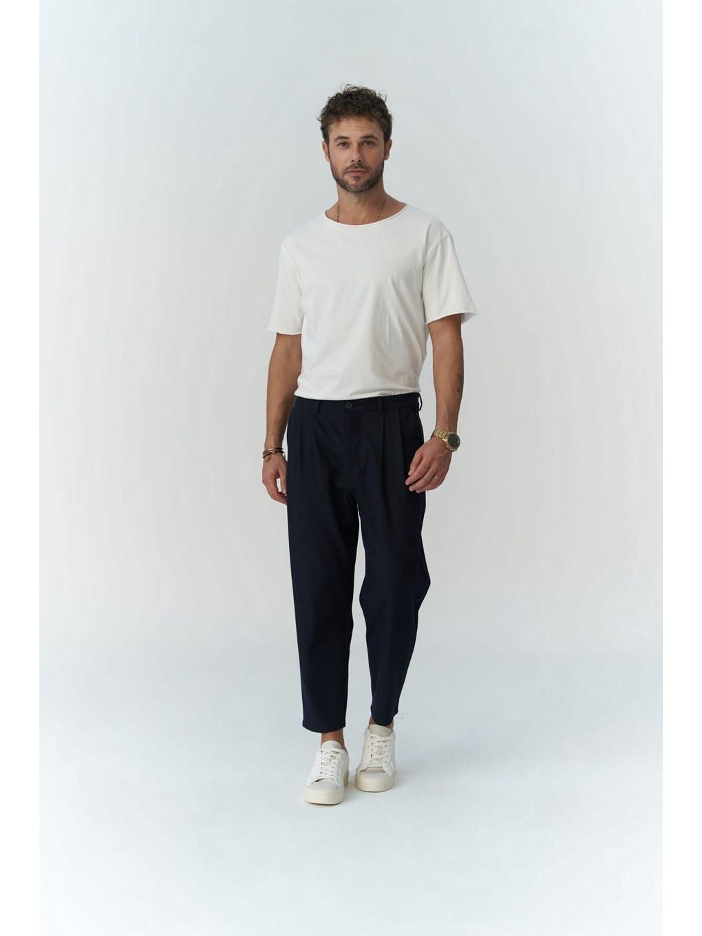 Harold Lacivert Erkek Pantolon-1