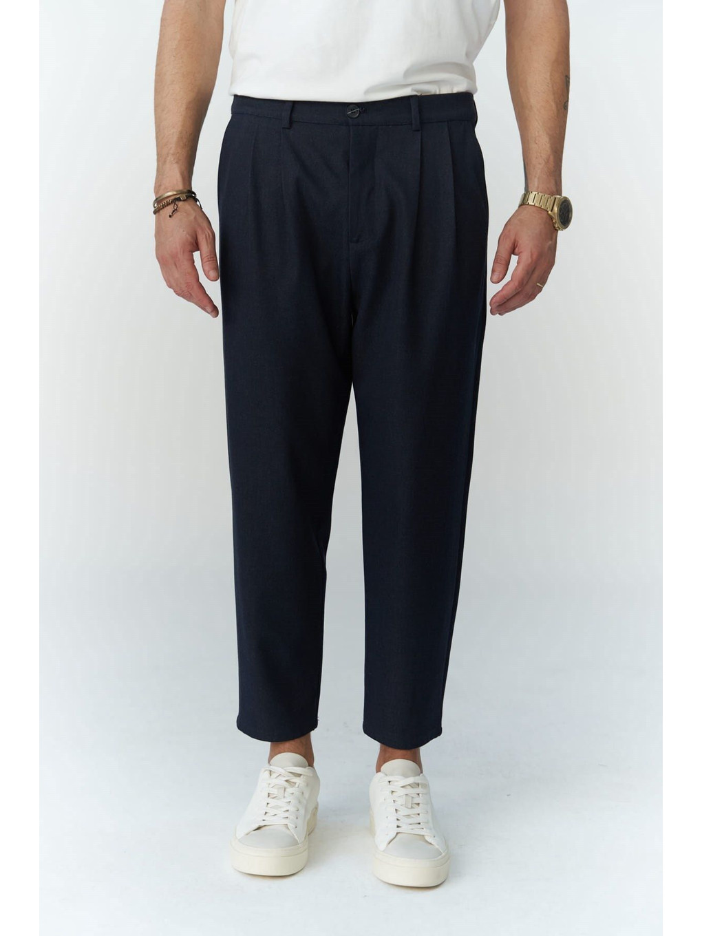 Harold Lacivert Erkek Pantolon-2