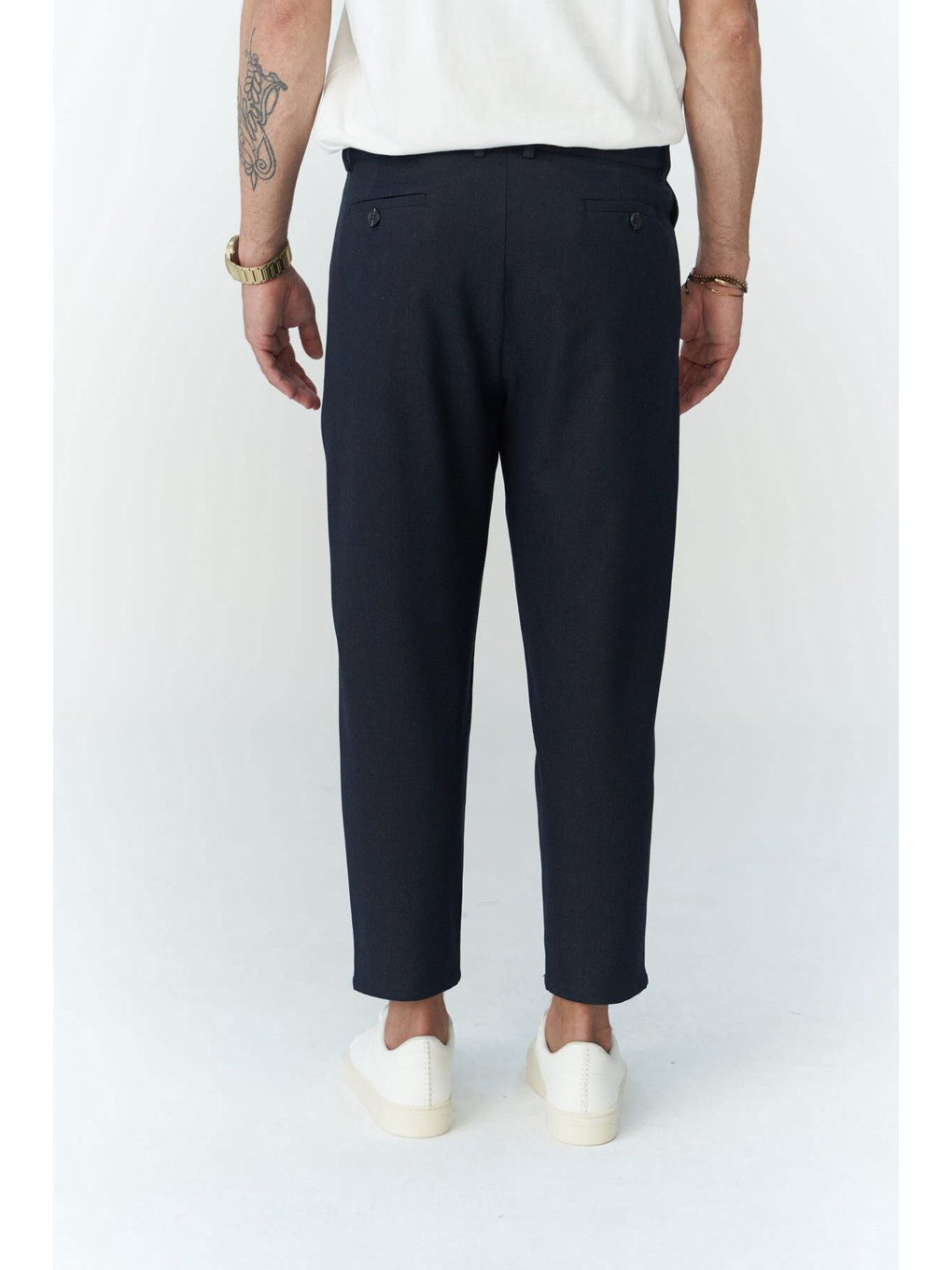 Harold Lacivert Erkek Pantolon-3