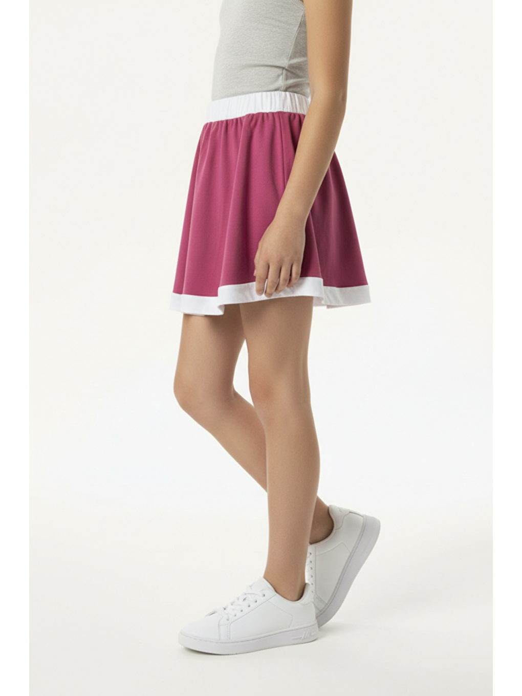 Mürdüm Kız Çocuk Etek-2