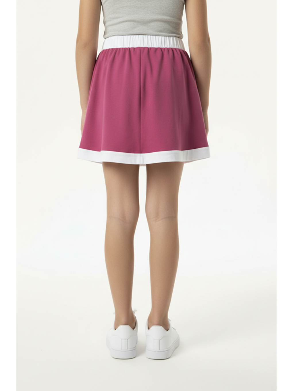 Mürdüm Kız Çocuk Etek-3