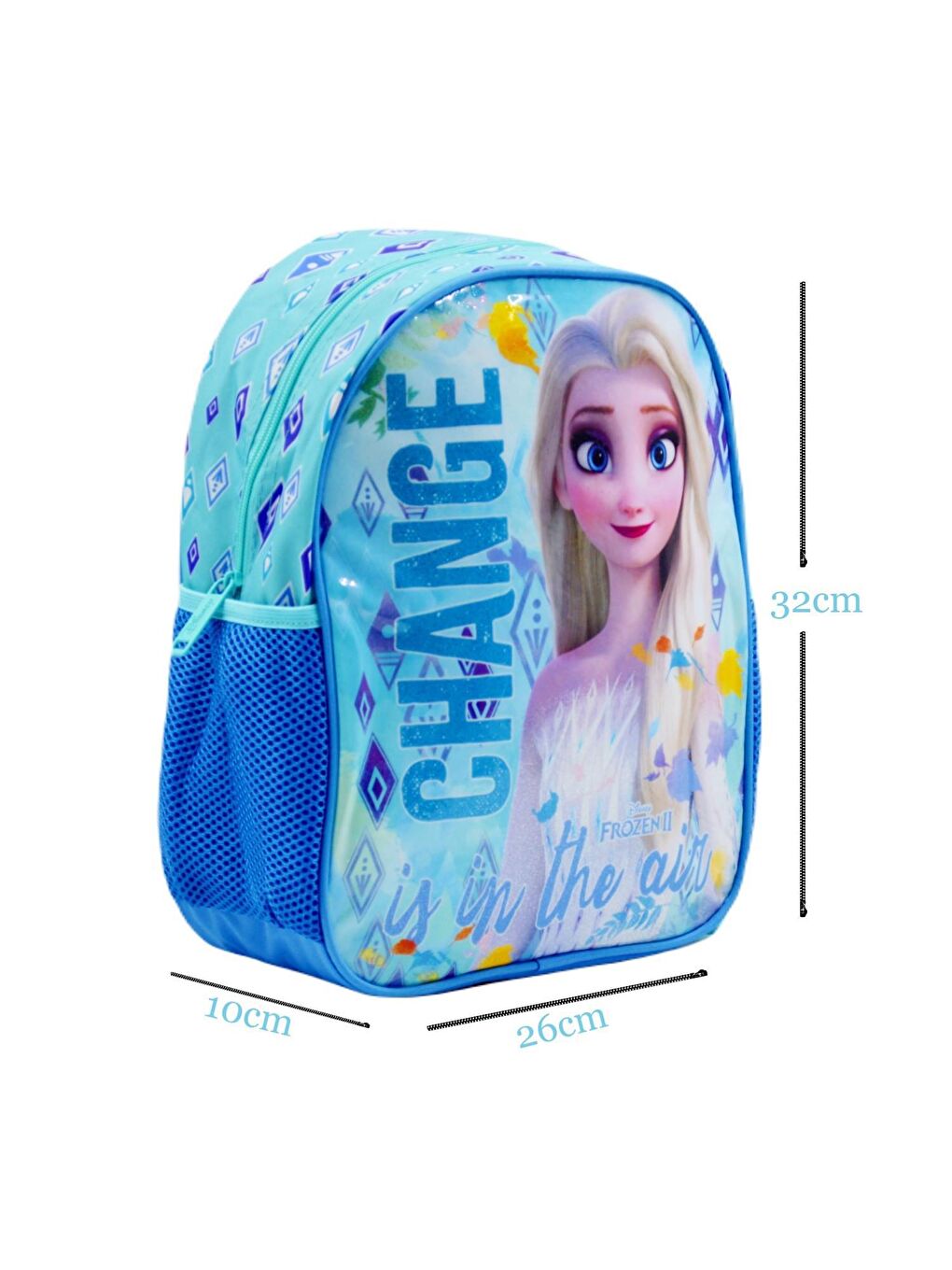 Frocx Turkuaz Frozen Elsa Anaokulu Çantası Tek Bölmeli Turkuaz OTTO-48397 - 1