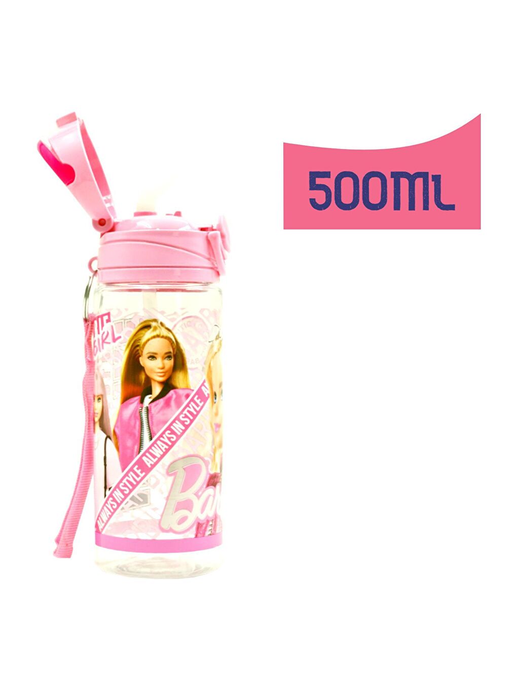 Frocx Barbie Lisanslı Matara 500 Ml Pembe OTTO-44205 - 1