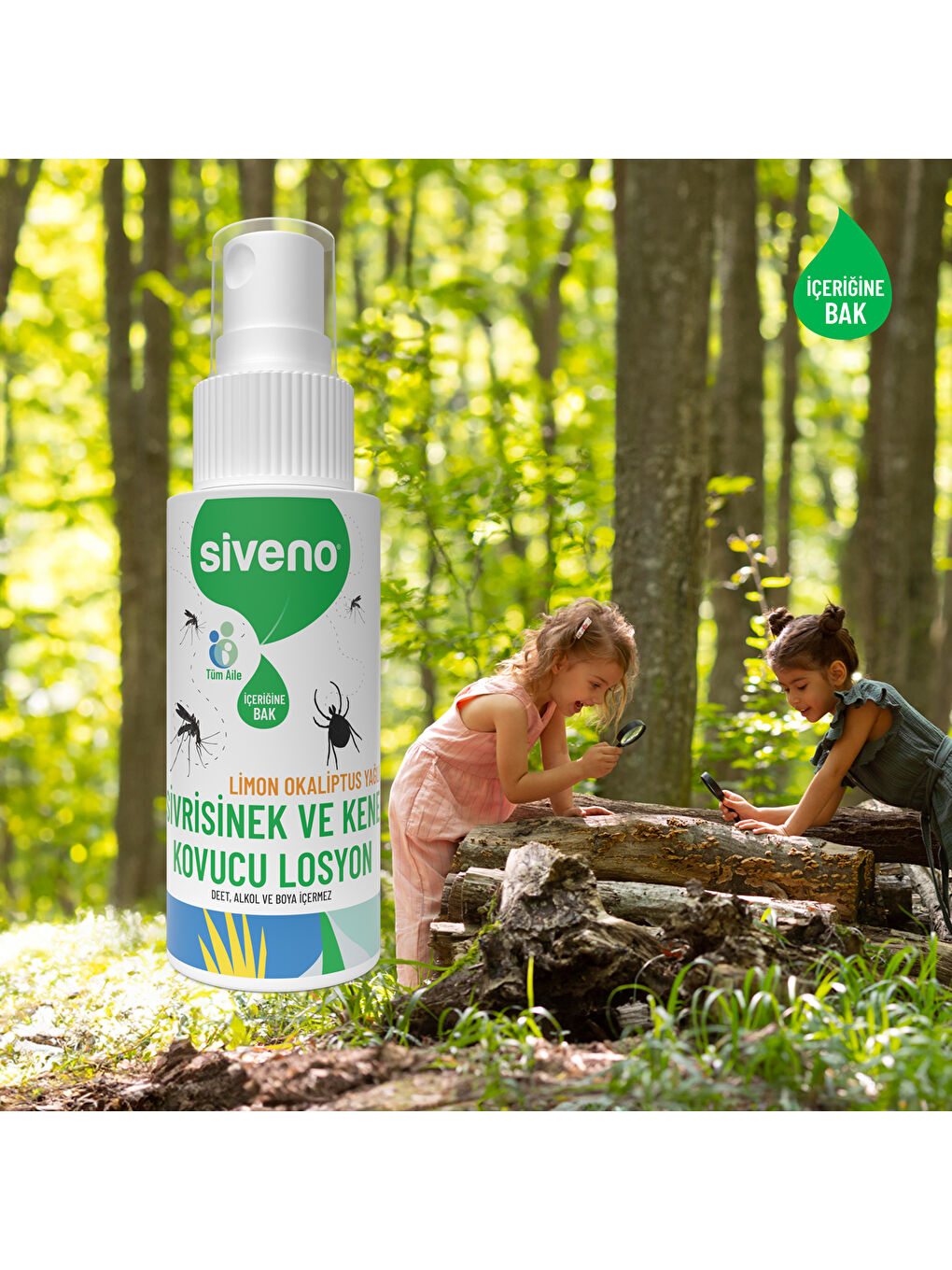 Sivrisinek ve Kene Kovucu Sprey Losyon Bitkisel Tüm Vücut İçin Seyahat Tatil Boy 50 ml-4