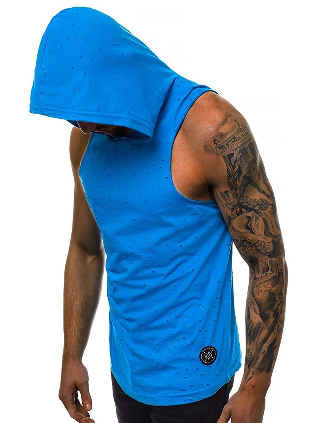 Kapüşonlu Atlet Turkuaz 2893