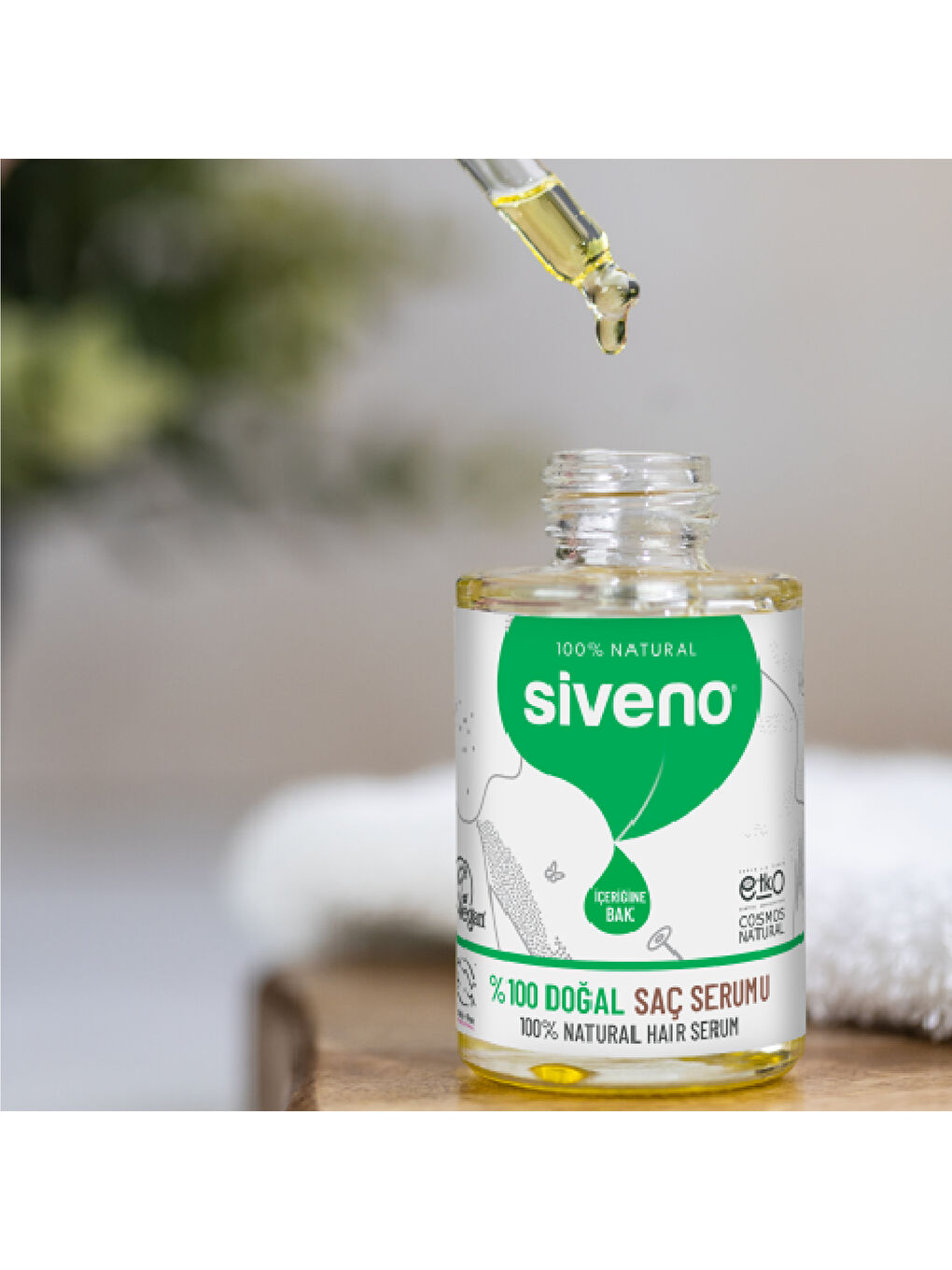 %100 Doğal Saç Bakım Serumu Biberiye Yağlı Dökülme Karşıtı Onarıcı 10 Mucizevi Yağ 30 ml-1