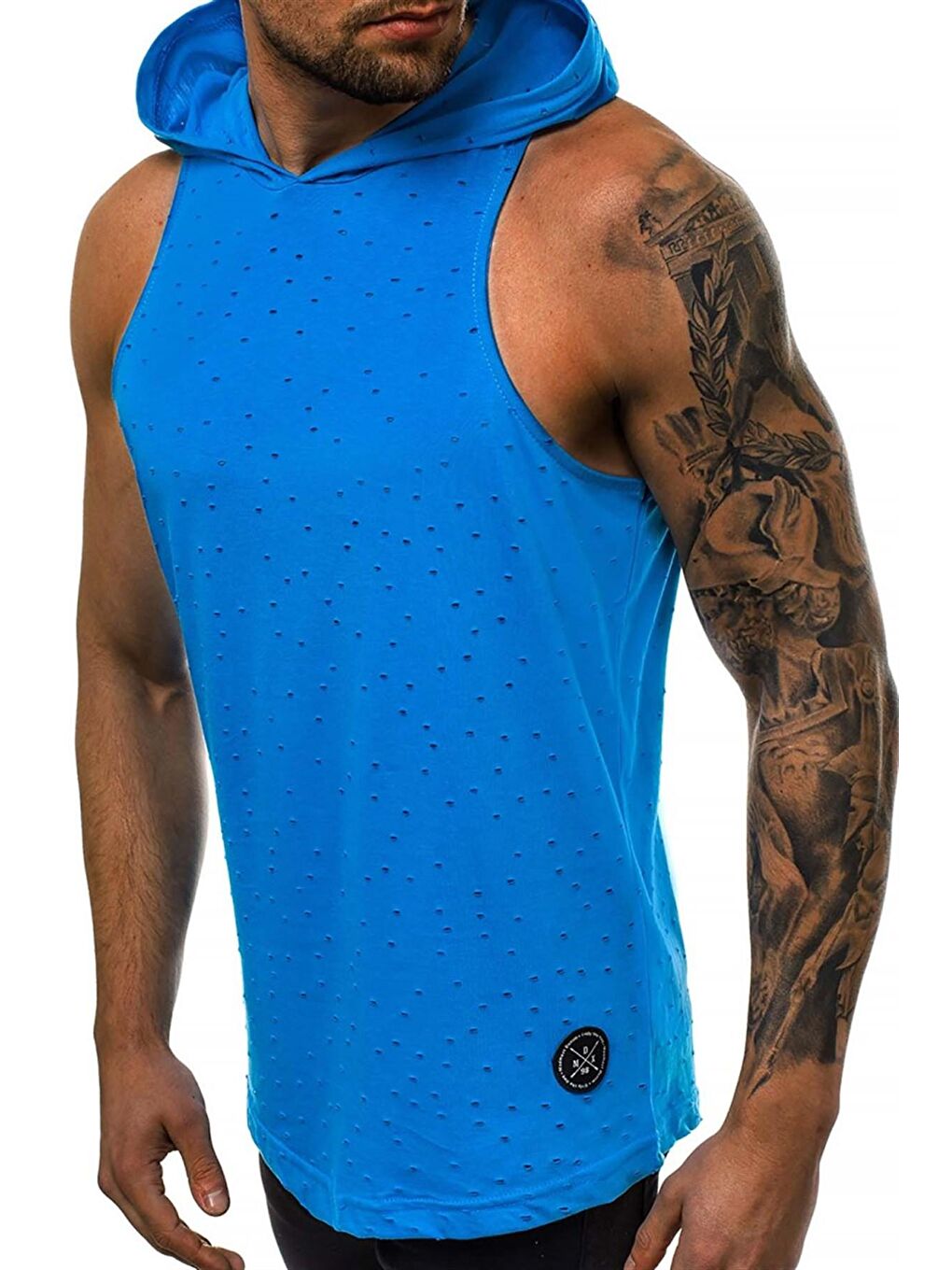 Kapüşonlu Atlet Turkuaz 2893-1