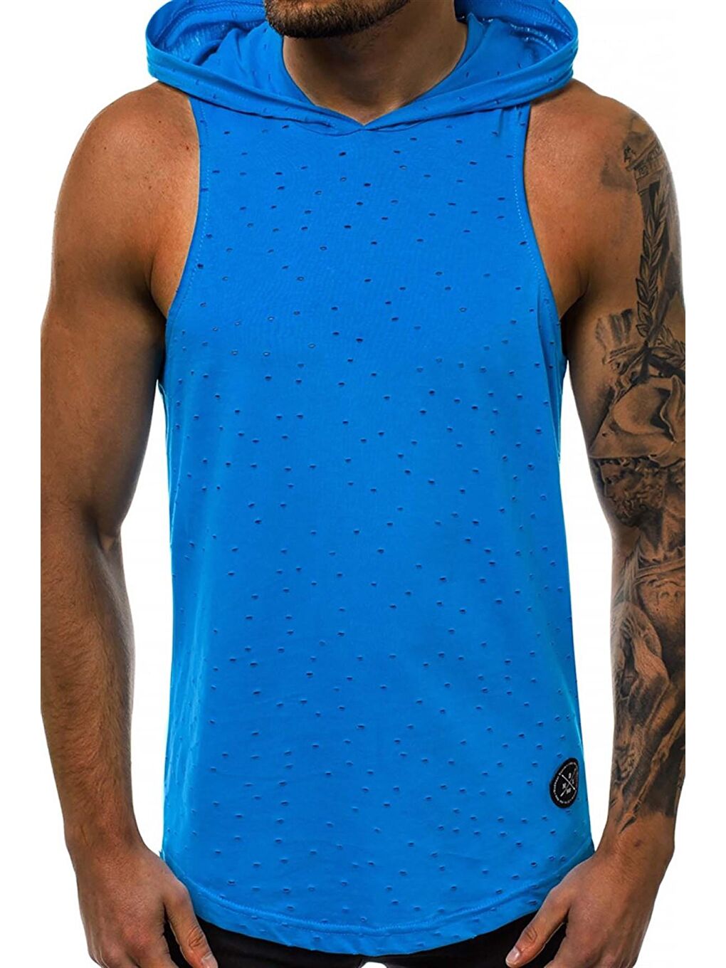 Kapüşonlu Atlet Turkuaz 2893-4