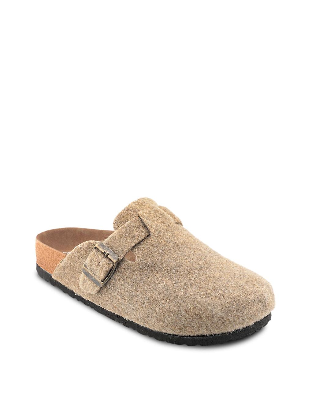 LEO Keçe Erkek Ev Terliği Bej