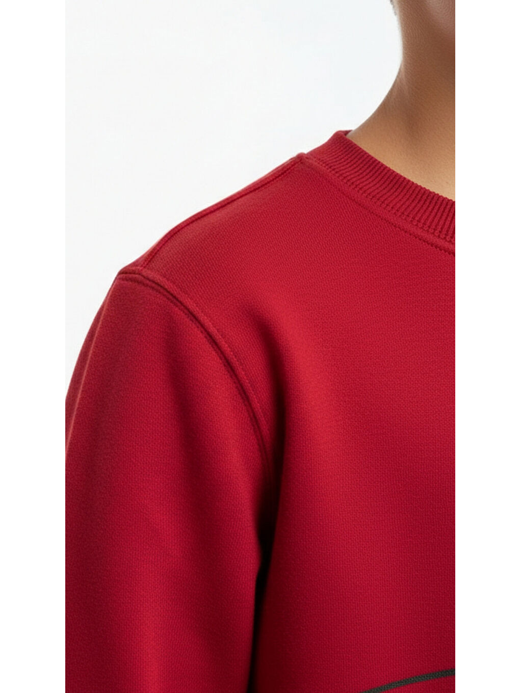 Bordo Erkek Çocuk Baskılı Eşofman Takım-4