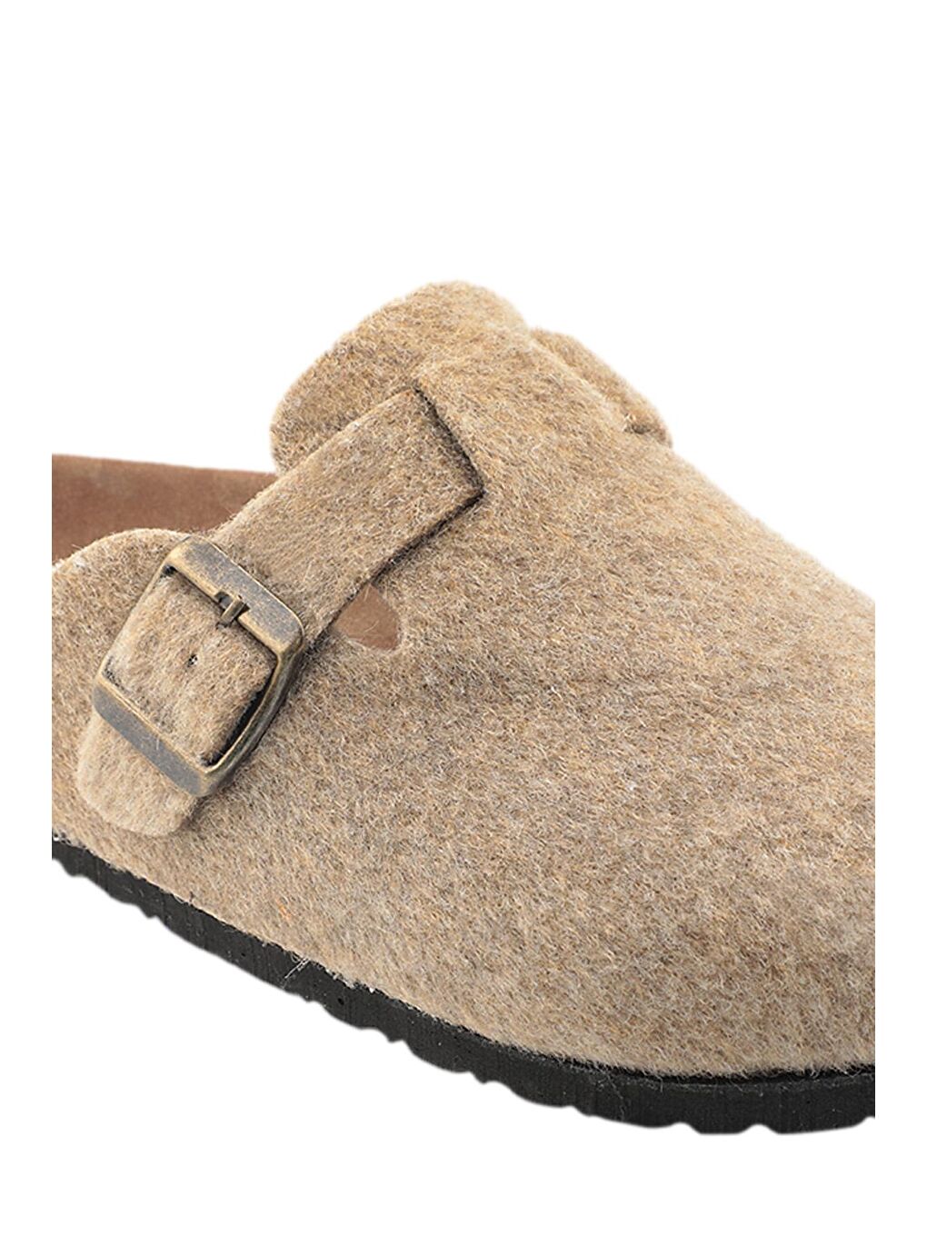 LEO Keçe Erkek Ev Terliği Bej-3