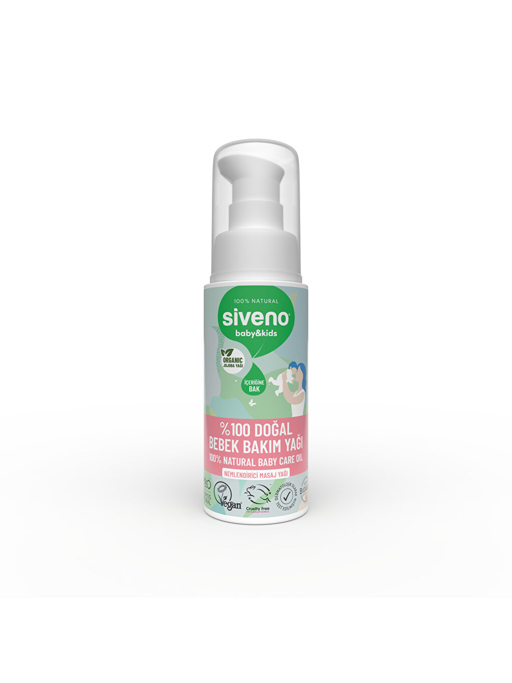 %100 Doğal Bebek Yağı Organik Jojoba Bakım Masaj Yağı Bitkisel Vegan 50 ml-4