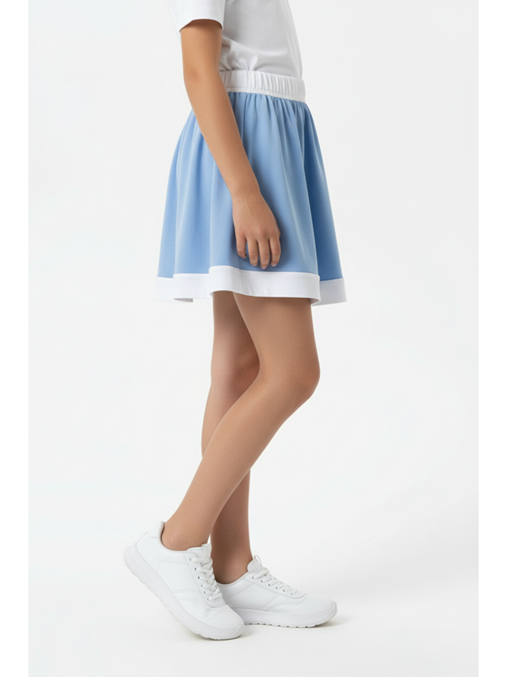 Mavi Kız Çocuk Etek-1