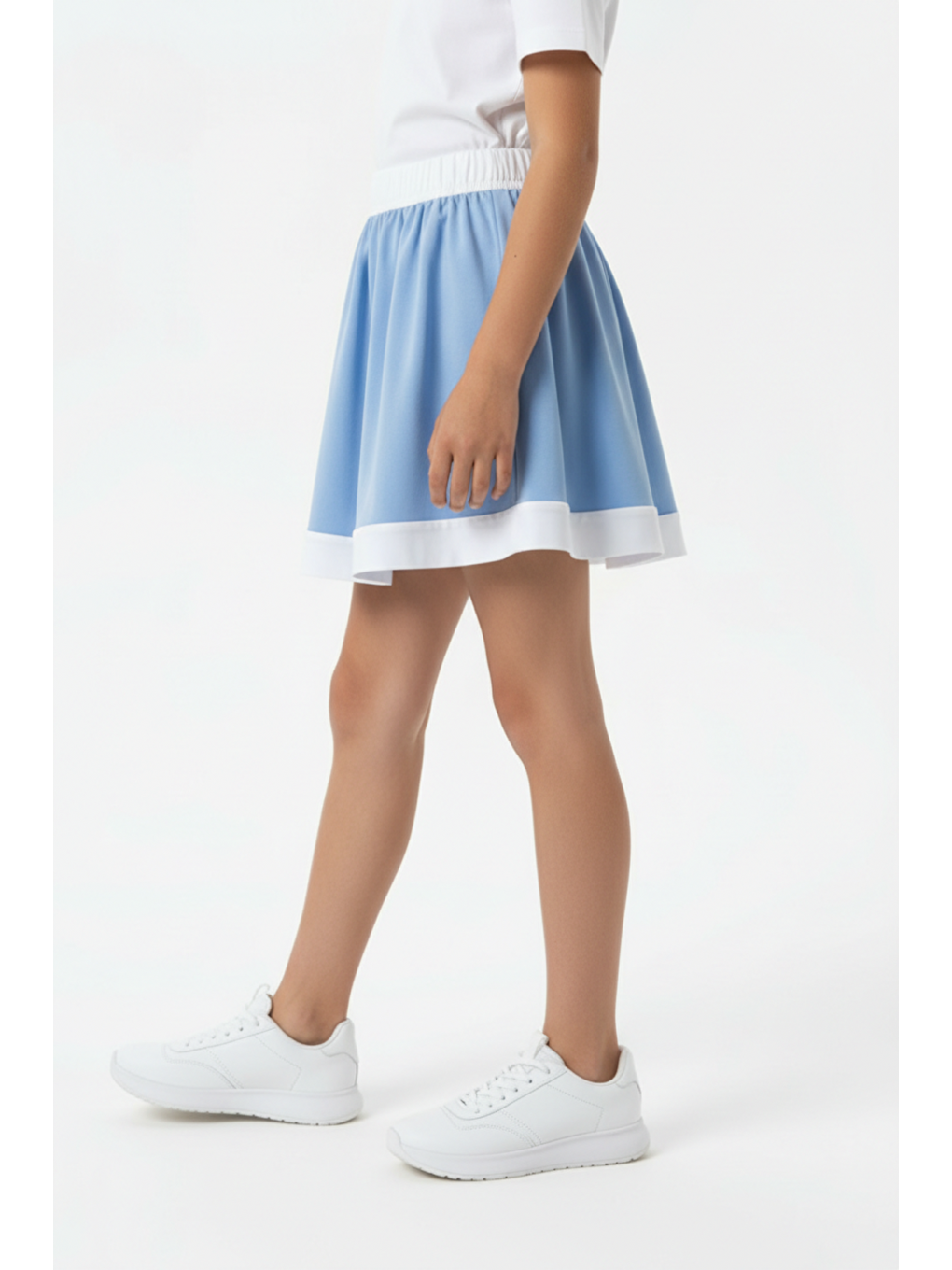 Mavi Kız Çocuk Etek-2