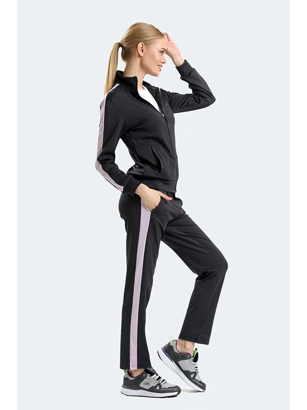 RIFLE Kadın Eşofman Takım Koyu Gri-3