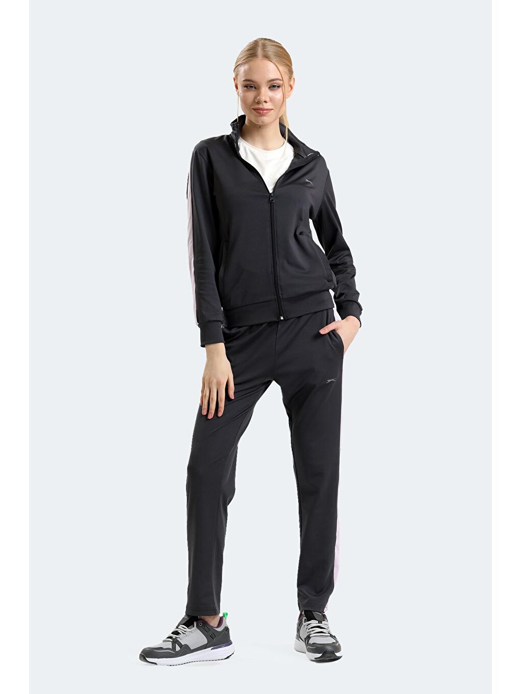 RIFLE Kadın Eşofman Takım Koyu Gri-4