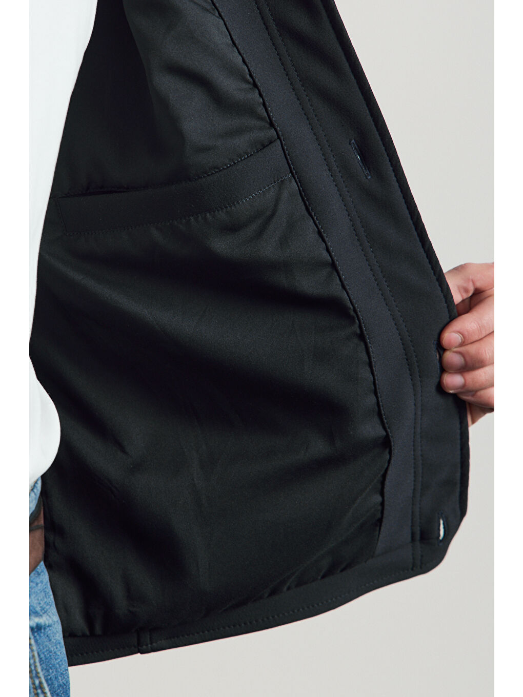 Erkek Yumuşak Dokulu Ceket Lacivert-7