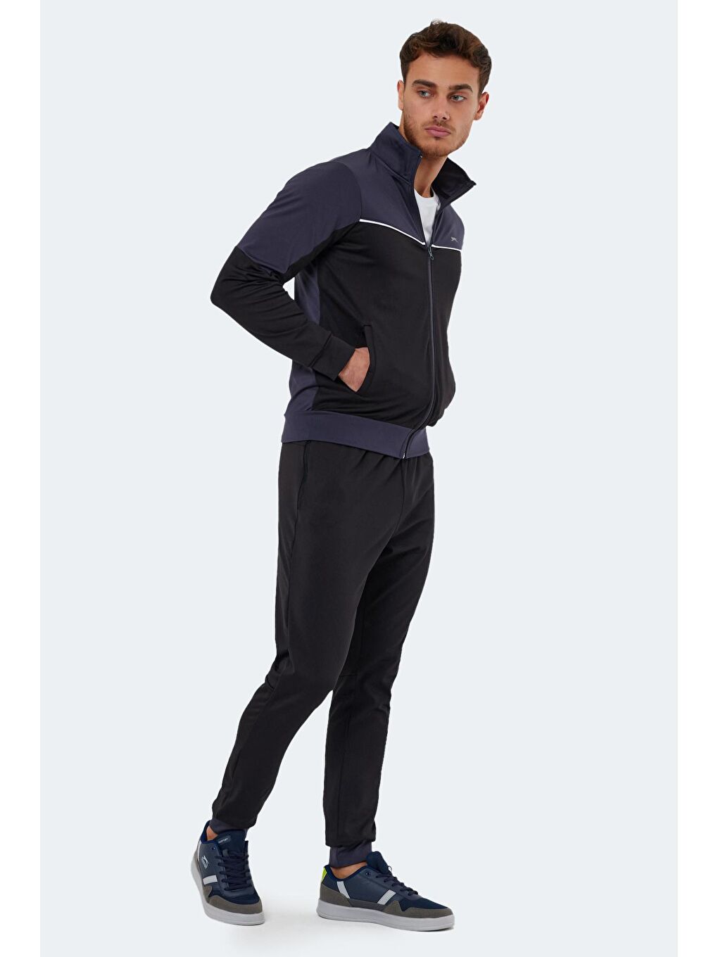 RONNE Erkek Eşofman Takım Koyu Gri-3