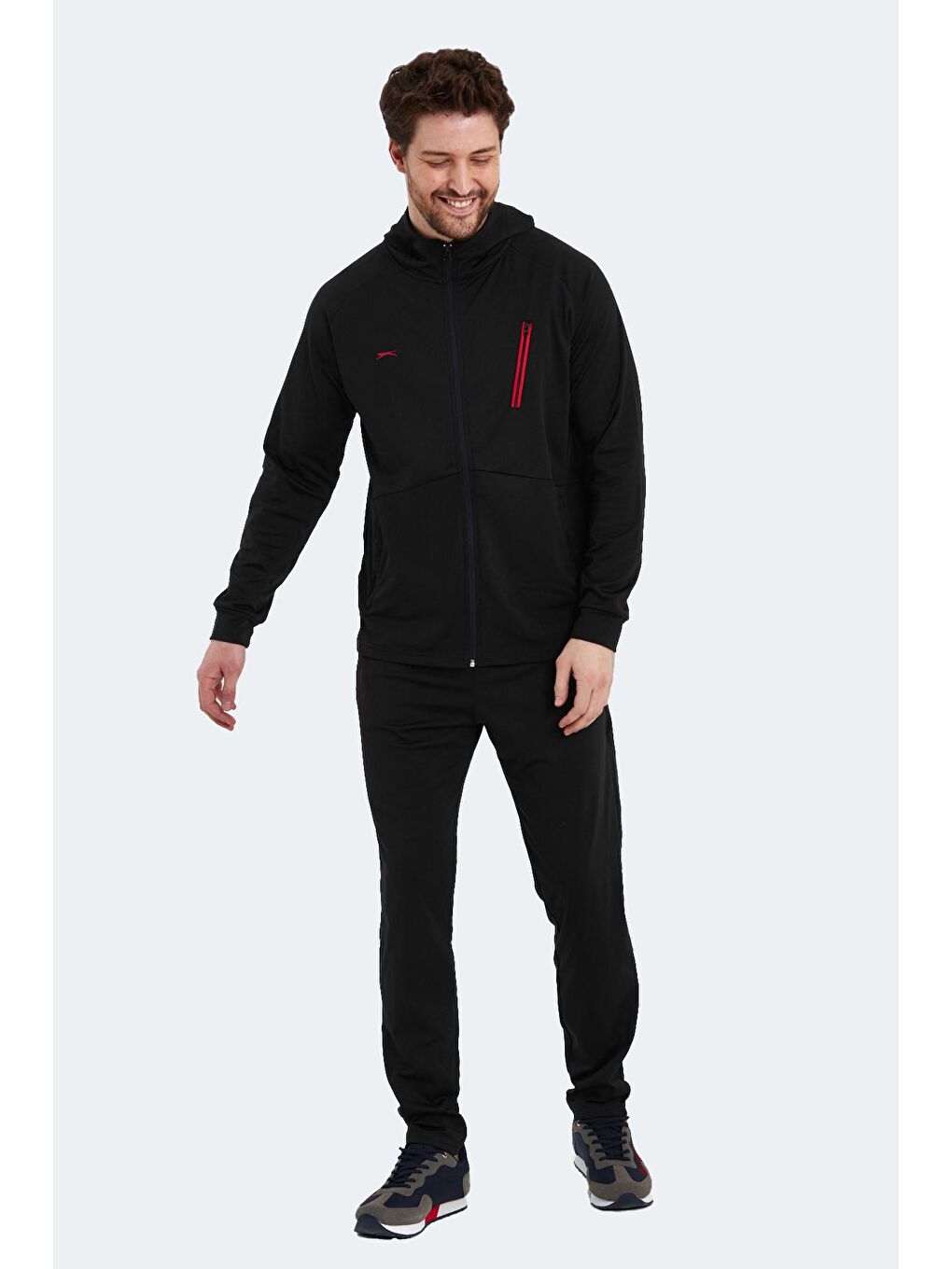 ROBERTO Erkek Eşofman Takım Siyah-2