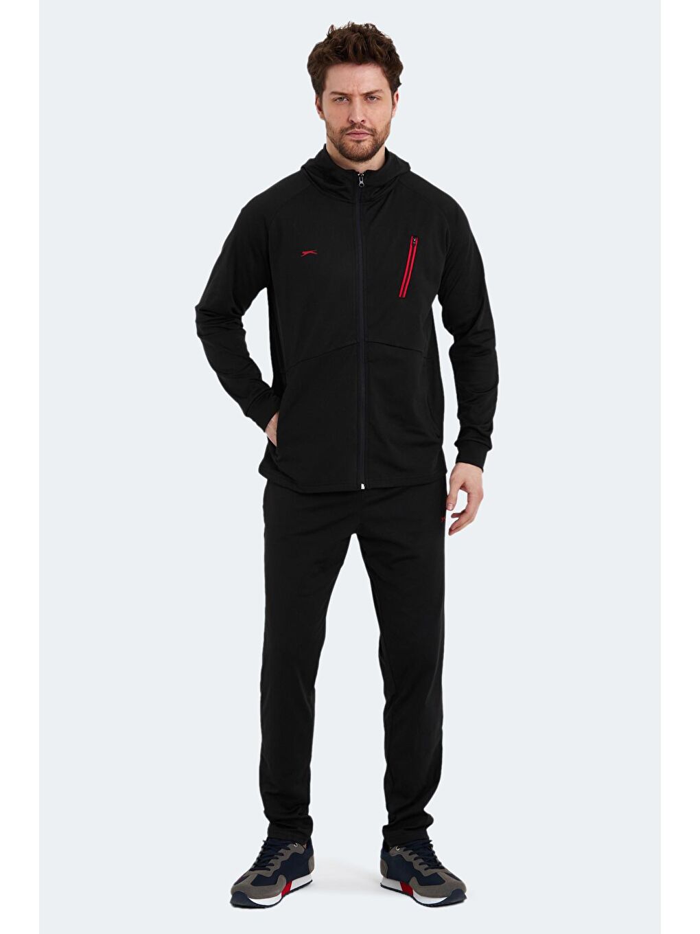 ROBERTO Erkek Eşofman Takım Siyah-4