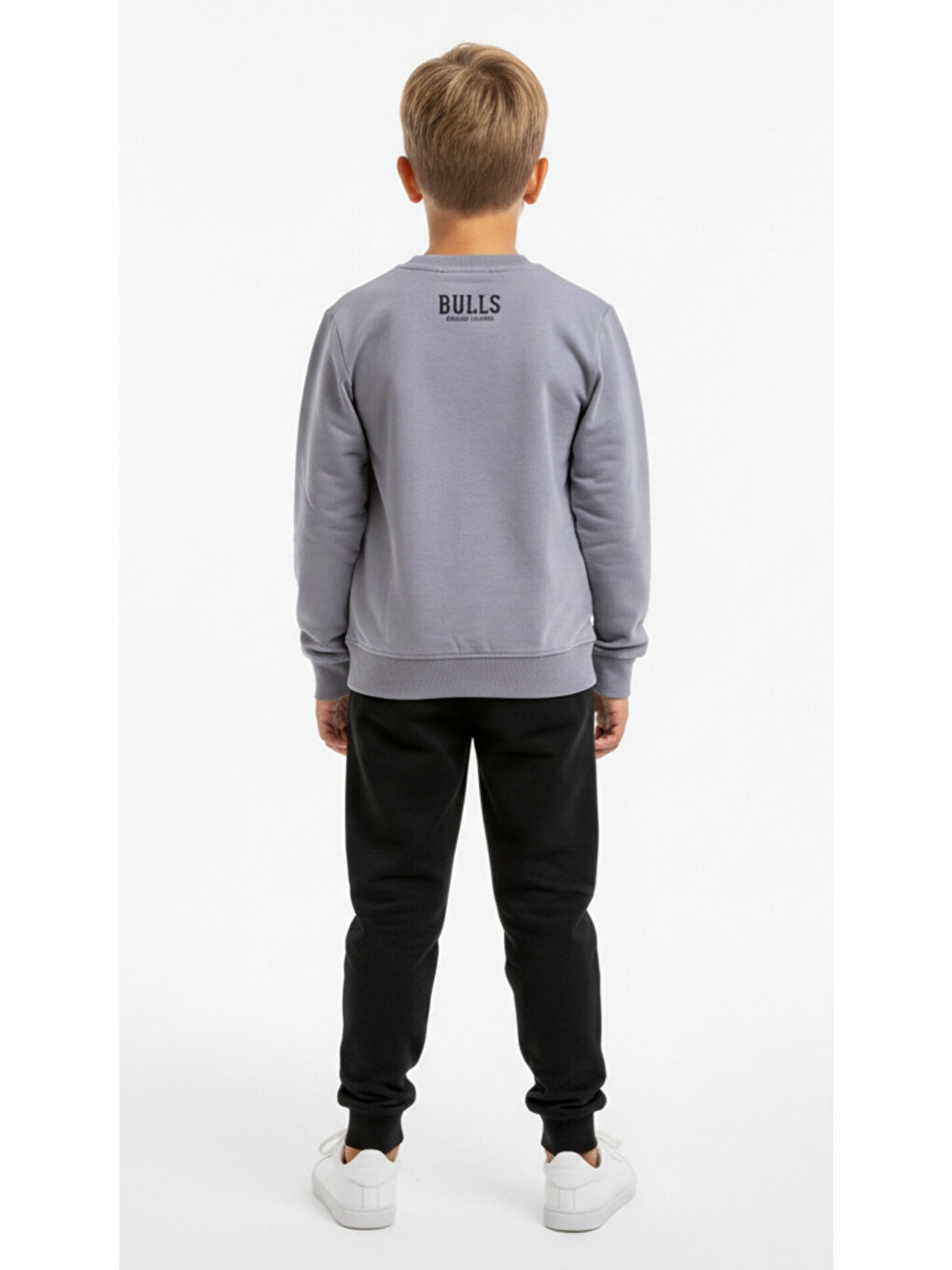 Gri Erkek Çocuk Baskılı Eşofman Takım-3