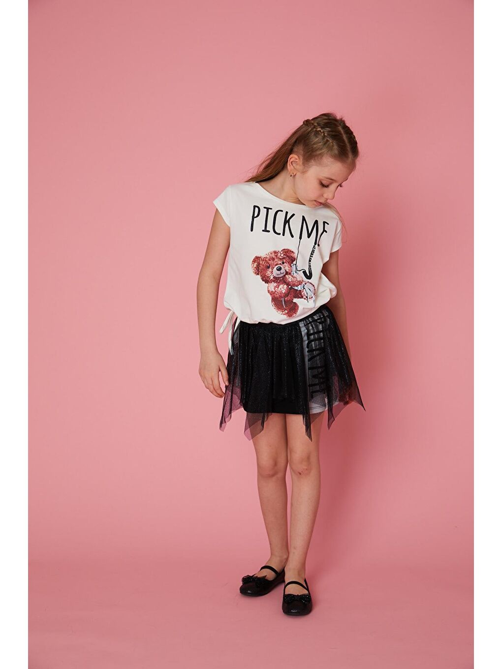 Ekru Kız Çocuk Pick Me Bluz