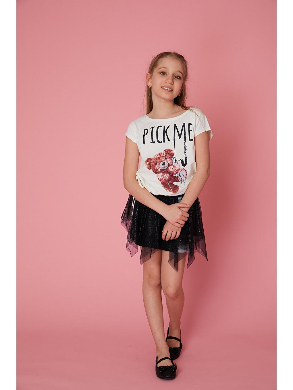 Ekru Kız Çocuk Pick Me Bluz-1