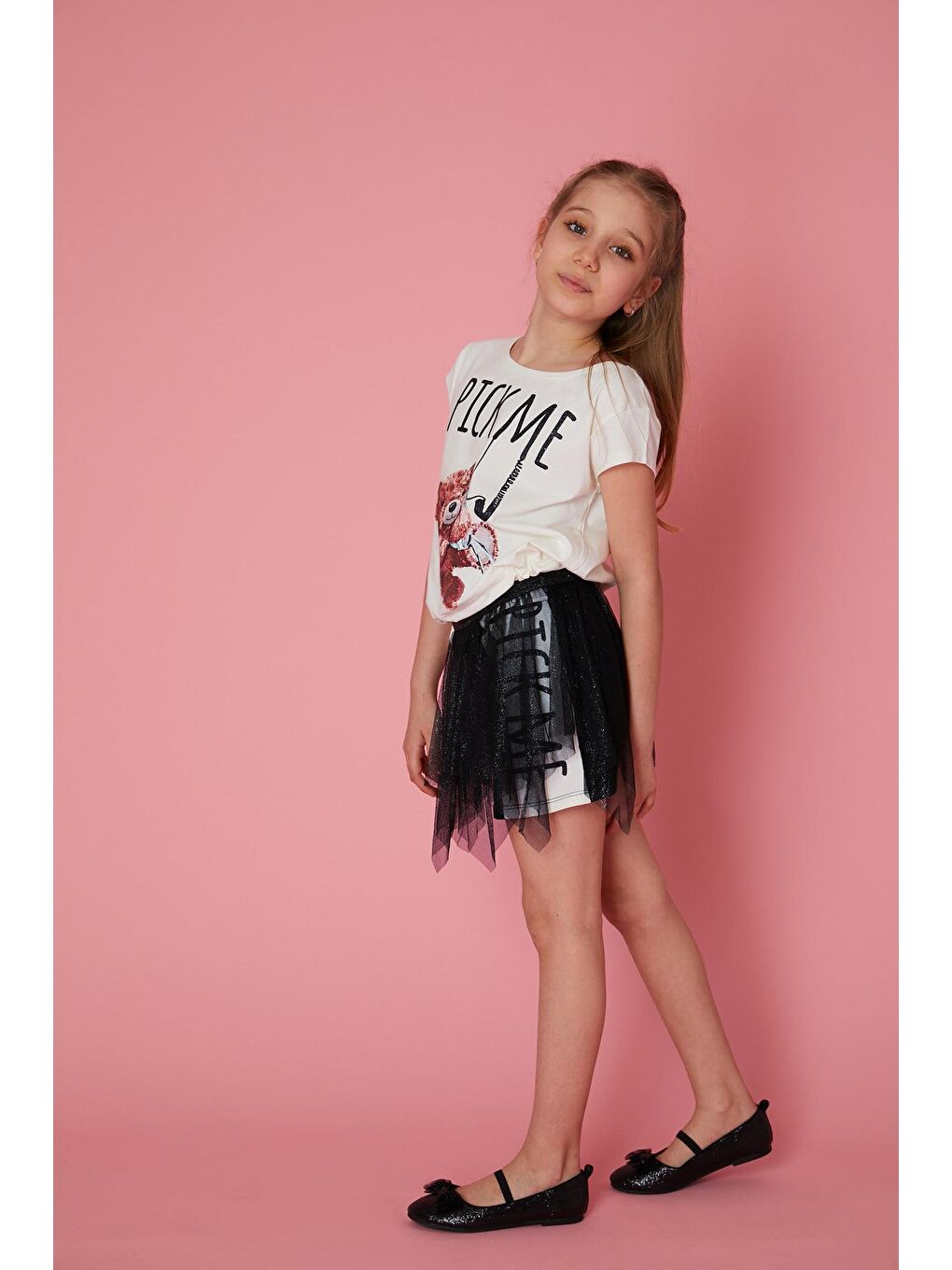 Ekru Kız Çocuk Pick Me Bluz-2