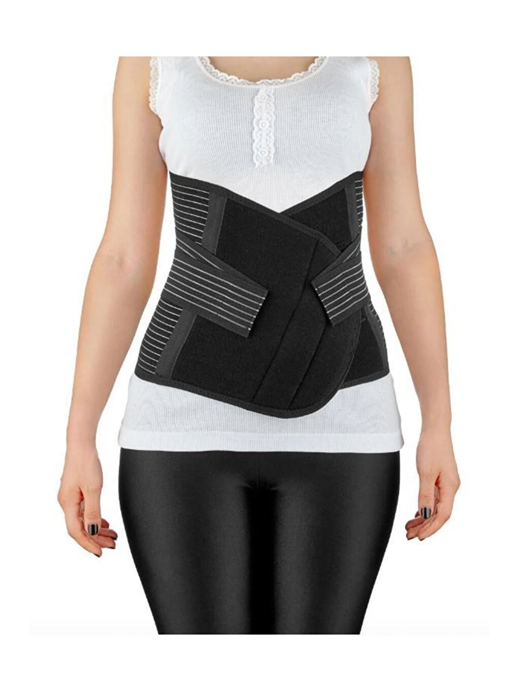 Doğum Sonrası Balenli Korse Siyah L-XL-1