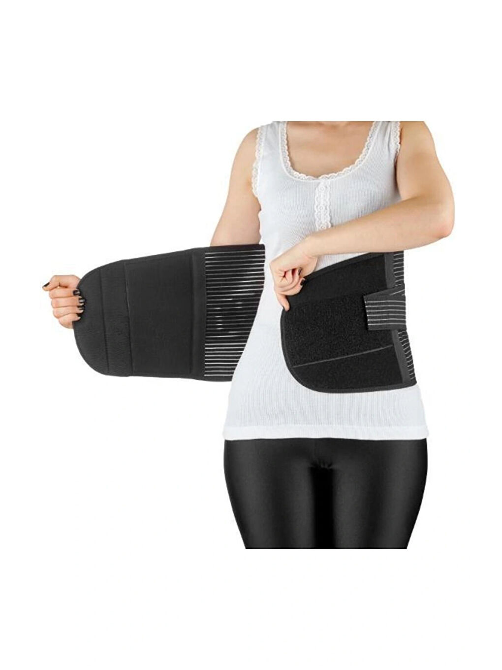 Doğum Sonrası Balenli Korse Siyah L-XL-3