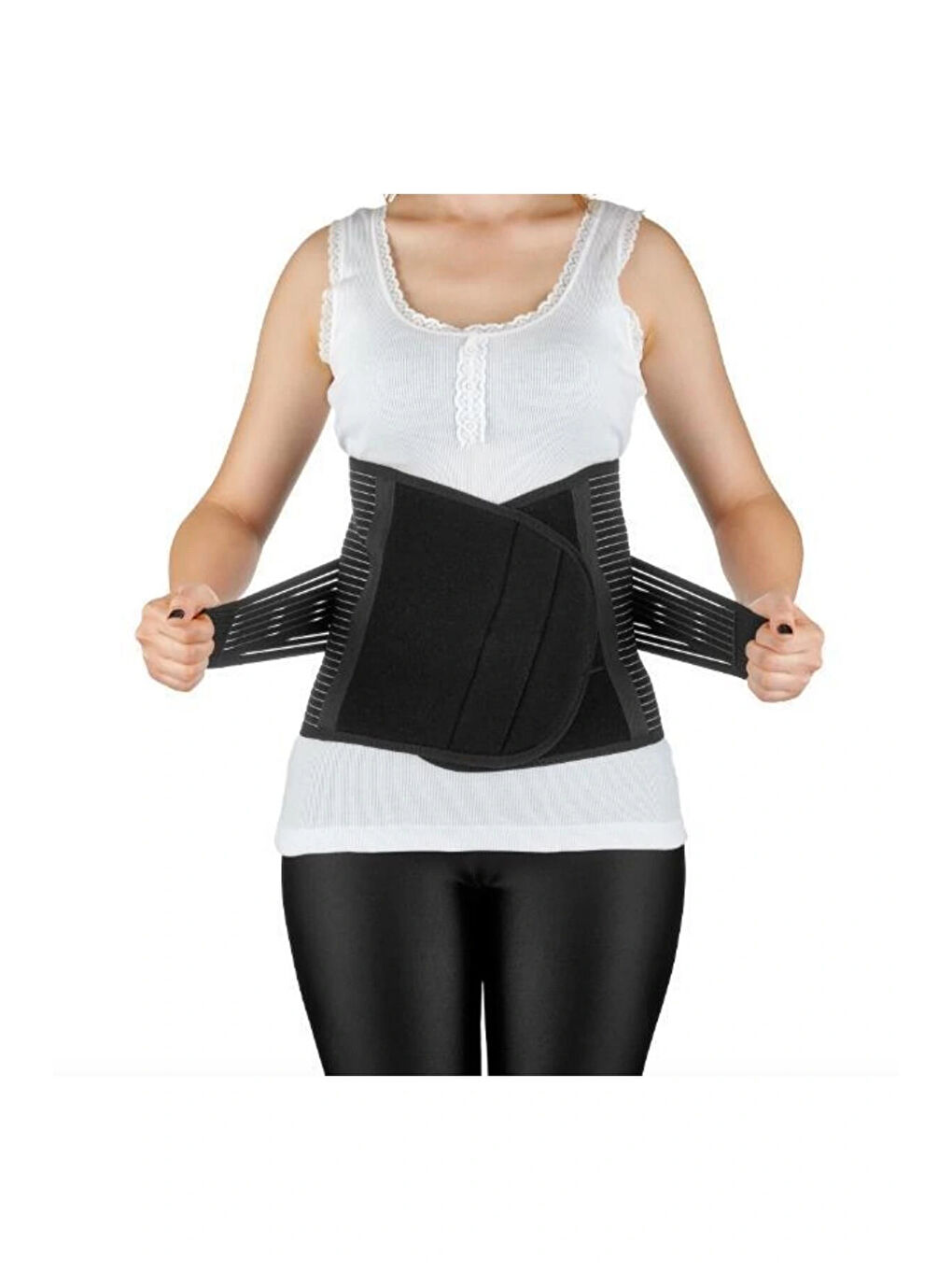 Doğum Sonrası Balenli Korse Siyah L-XL-4