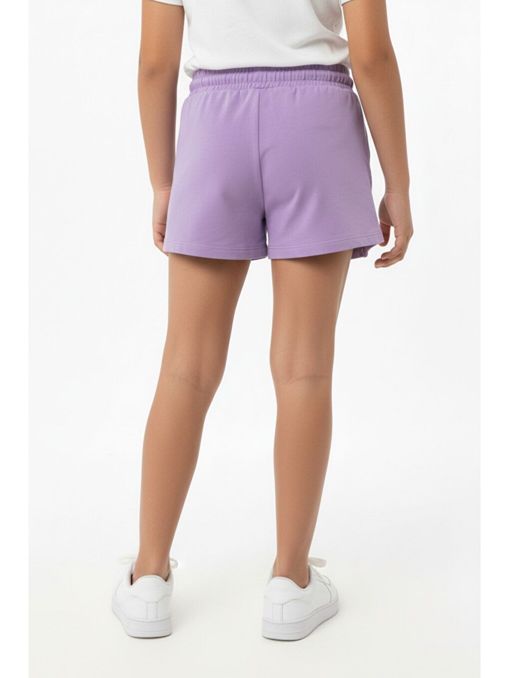 Lila Kız Çocuk They Standards Baskılı Şort-4