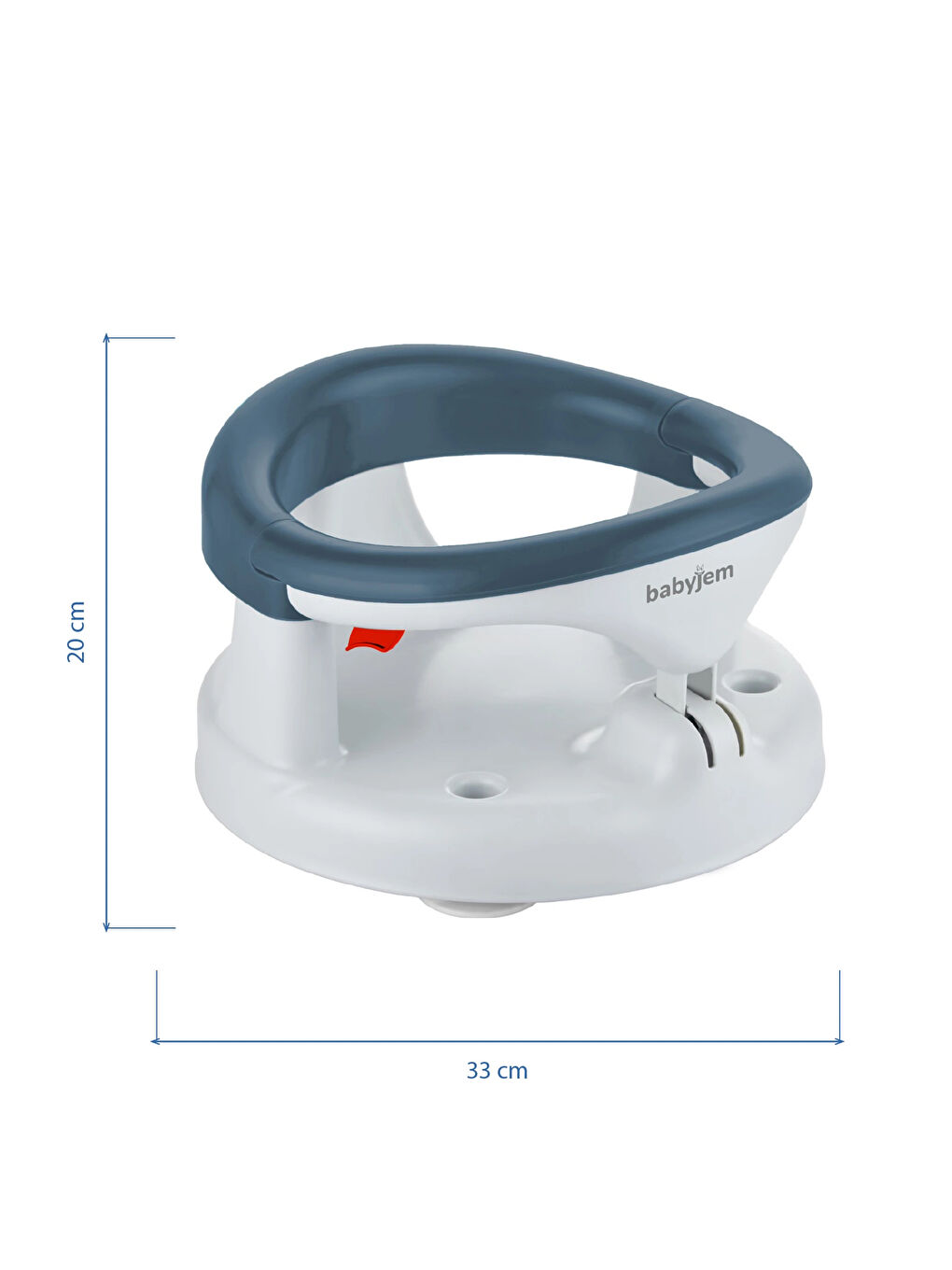 Yandan Açılır Banyo ve Mama Oturağı & Minder 2'li Set İndigo Mavi-5