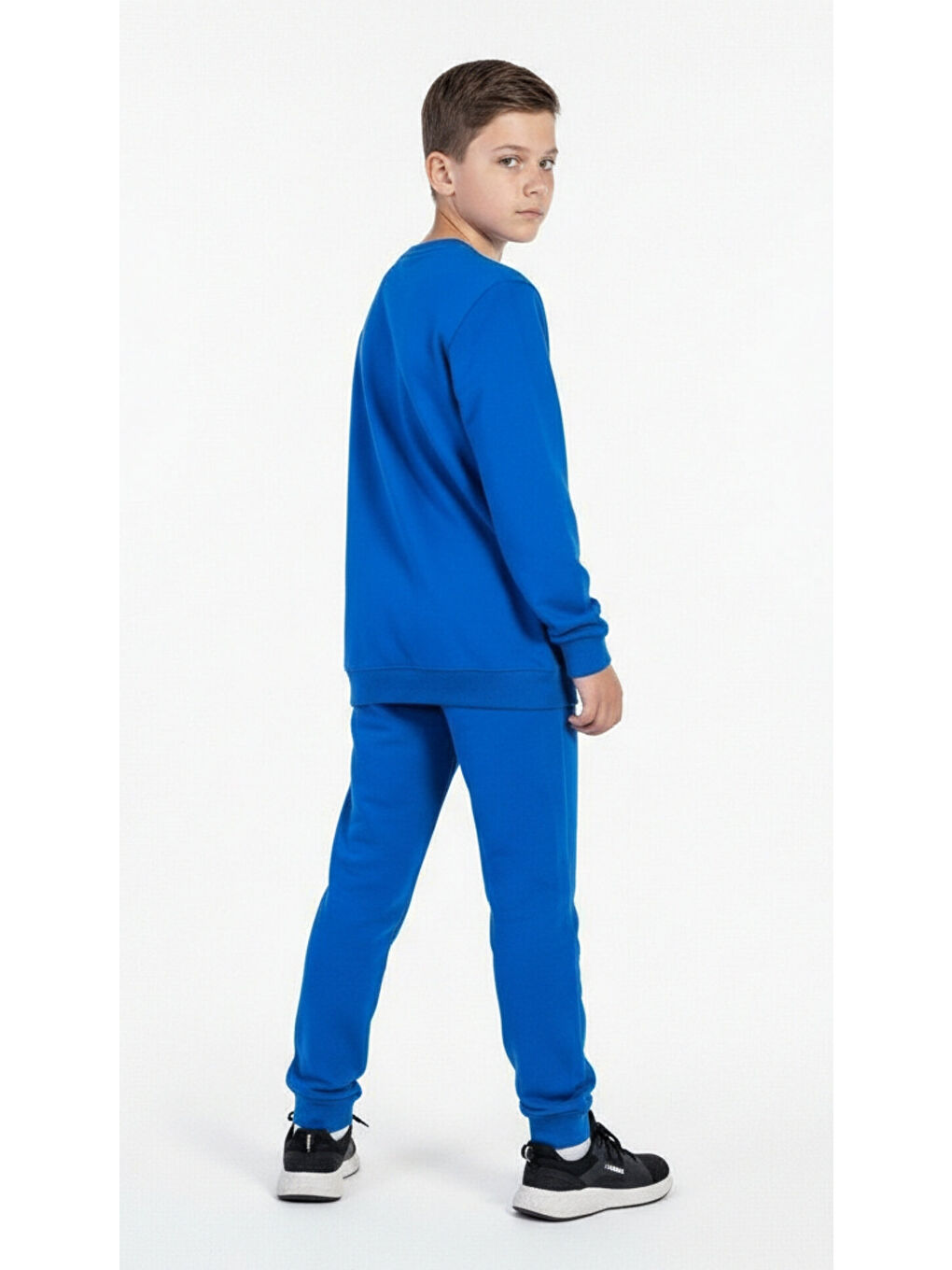 Mavi Erkek Çocuk Baskılı Eşofman Takımı-2
