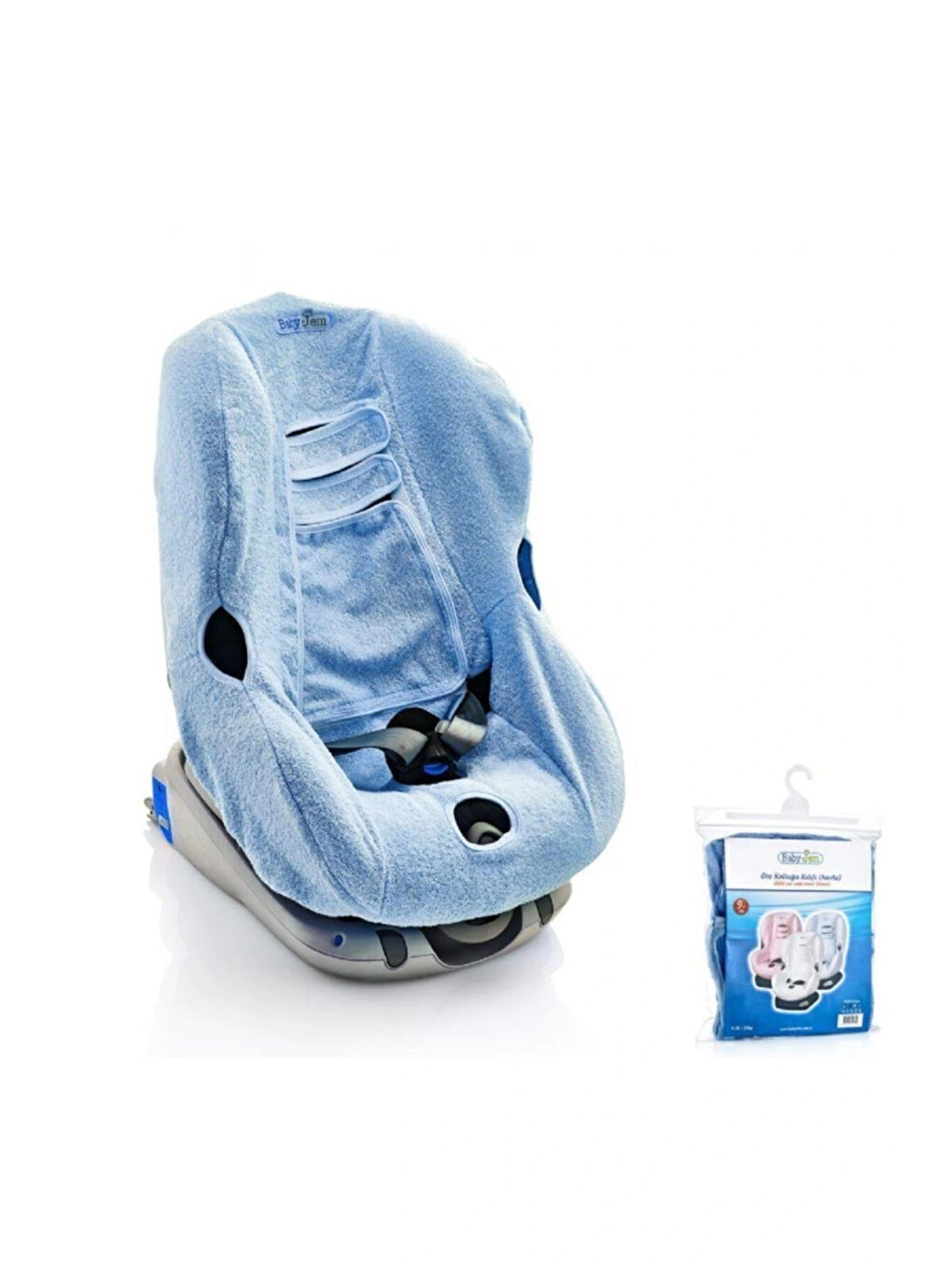 Bebek Terleme Önleyici Oto Koltuğu Kılıfı Mavi