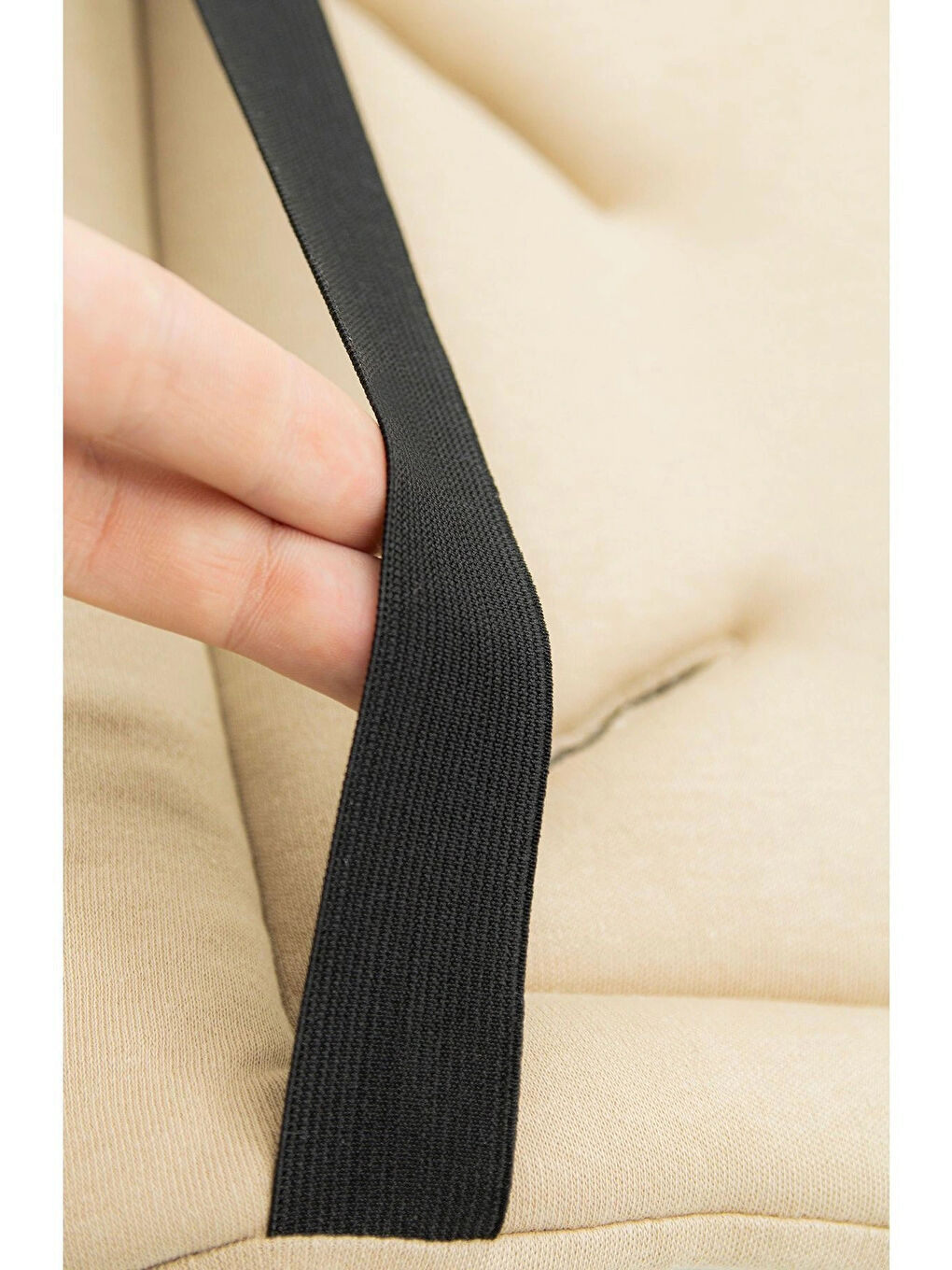 Puset Minderi Bej (Pamuk Kumaşlı)-5