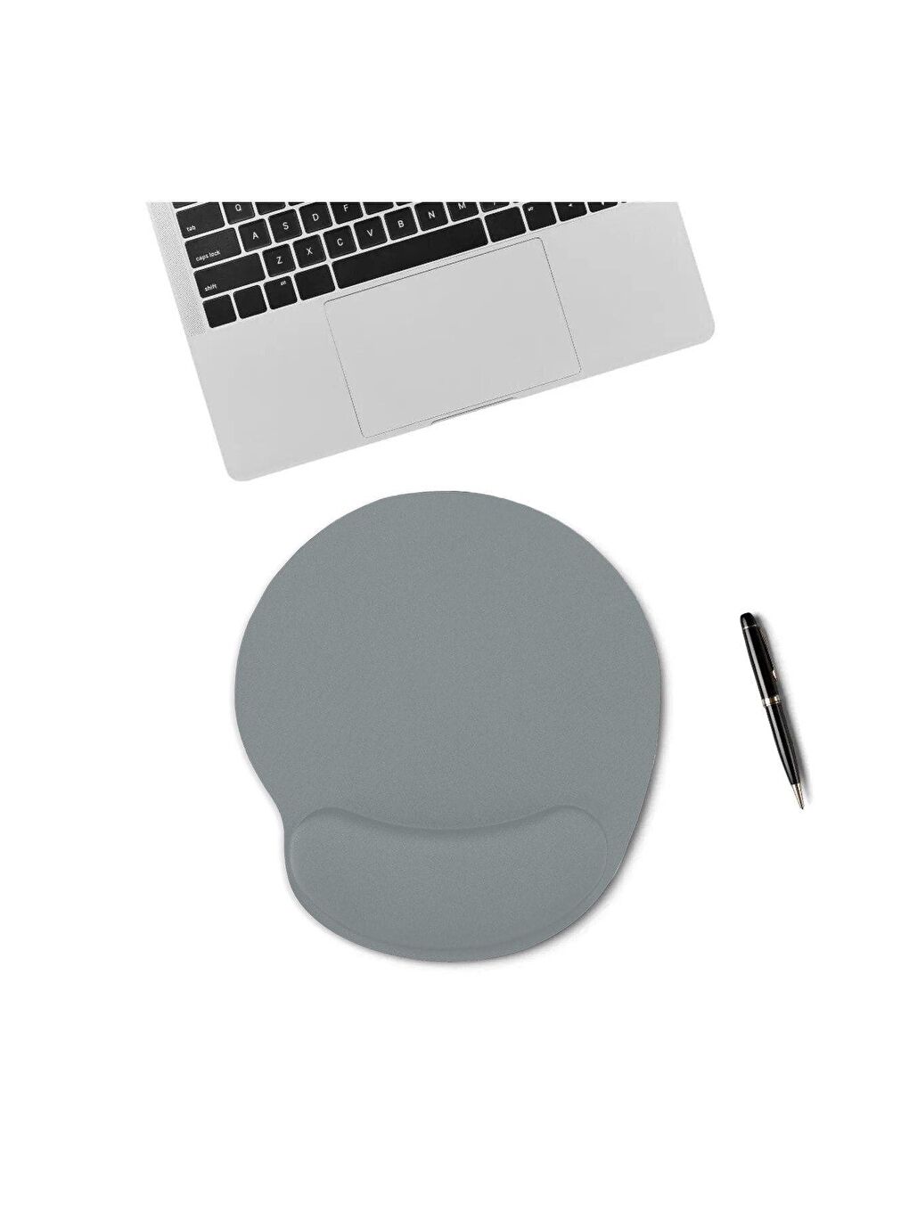 Bilek Destekli  Ergonomik Jel Mouse Pad Buz Mavisi