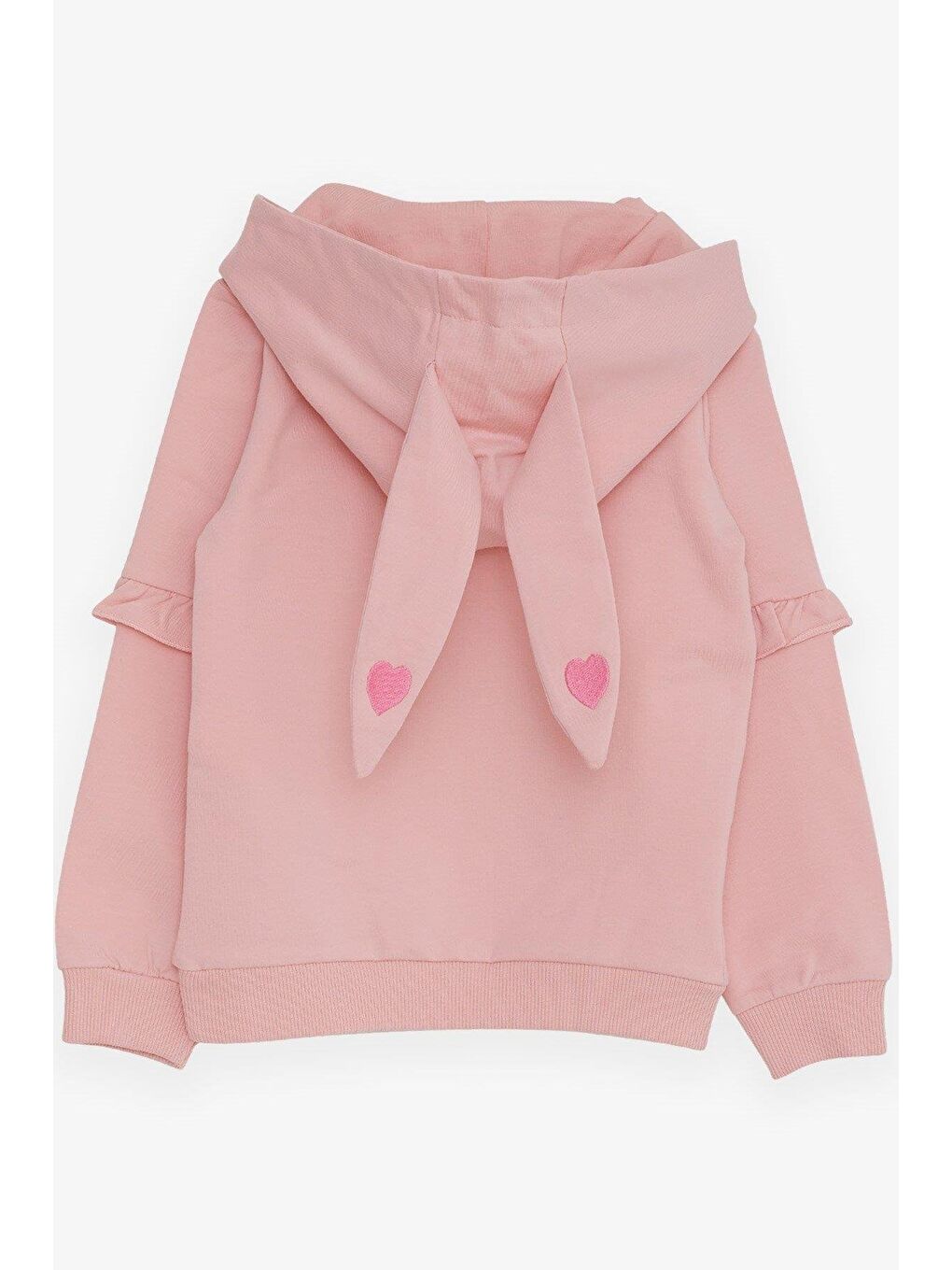 Breeze Pembe Kız Çocuk Sweatshirt Tavşancık Baskılı Pembe (1.5-5 Yaş) - 4