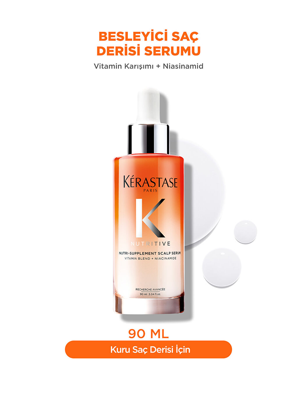 Kerastase Nutritive Nutri-Supplement Scalp Besleyici Saç Derisi Serumu 90 ml - 1