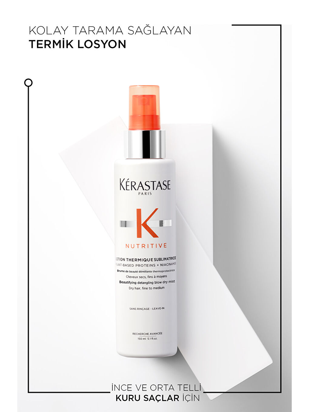 Nutritive Lotion Thermique Kolay Tarama Sağlayan Termik Losyon 150 ml-2
