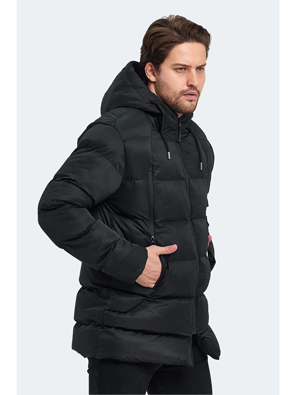 HEATH Erkek Şişme Mont & Kaban Siyah-3