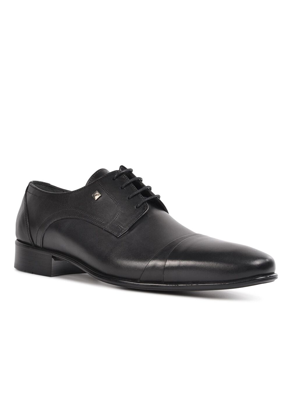 Siyah Hakiki Deri Erkek Klasik Ayakkabı 2225-3-3
