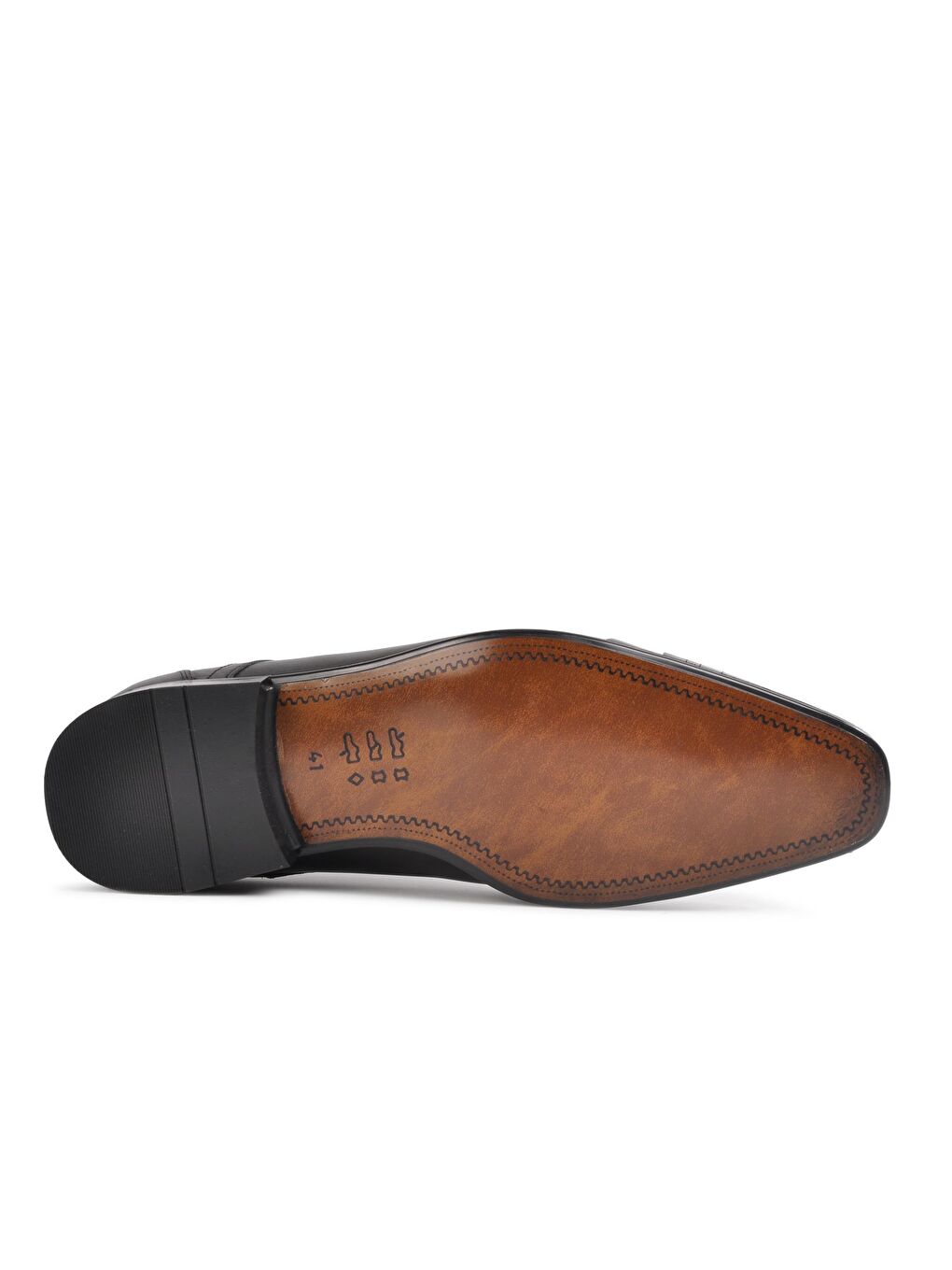 Siyah Hakiki Deri Erkek Klasik Ayakkabı 2225-3-4