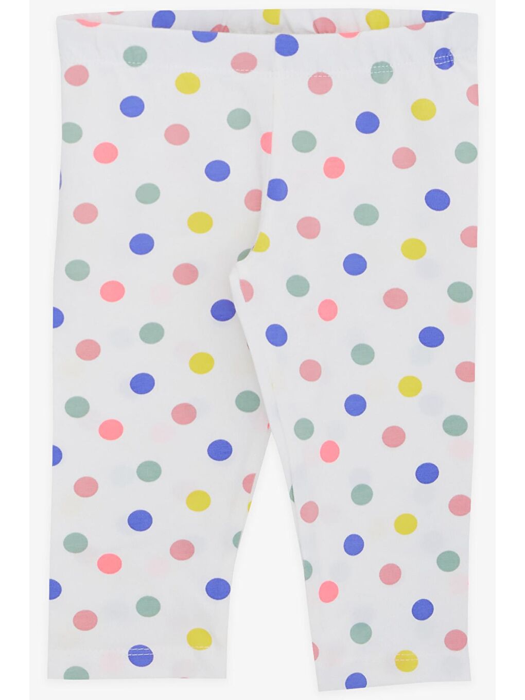 Kız Çocuk Kapri Tayt Takım Sevimli Küçük Arkadaşlar Temalı Ekru (1.5-5 Yaş)-3