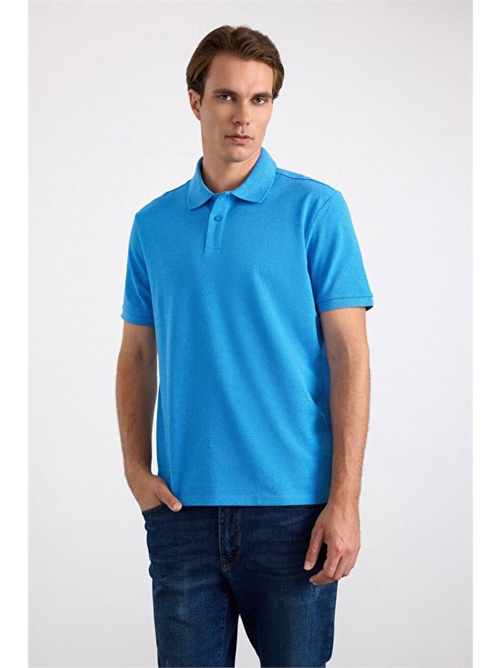 Mavi Regular Polo Yaka Tişört