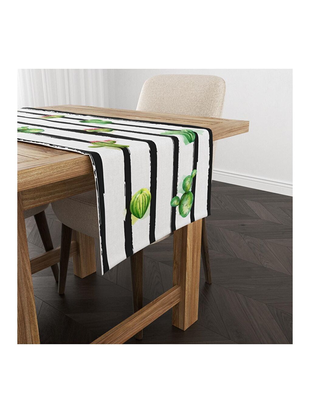 Karışık Özel Tasarım Baskılı Dekoratif Runner 40x140 cm